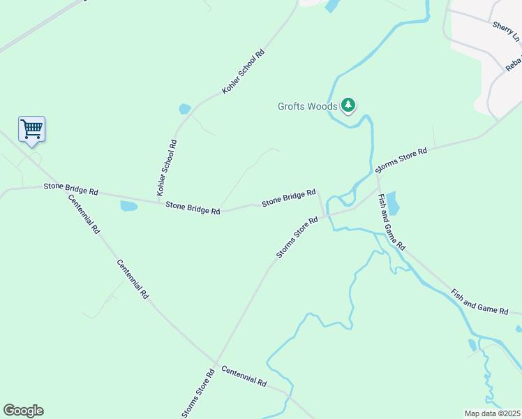 map of restaurants, bars, coffee shops, grocery stores, and more near 849 Stone Bridge Road in New Oxford