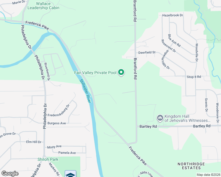 map of restaurants, bars, coffee shops, grocery stores, and more near 5530 Beejay Court in Dayton