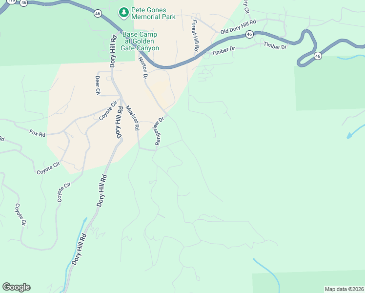 map of restaurants, bars, coffee shops, grocery stores, and more near 616 Chalet Drive in Black Hawk