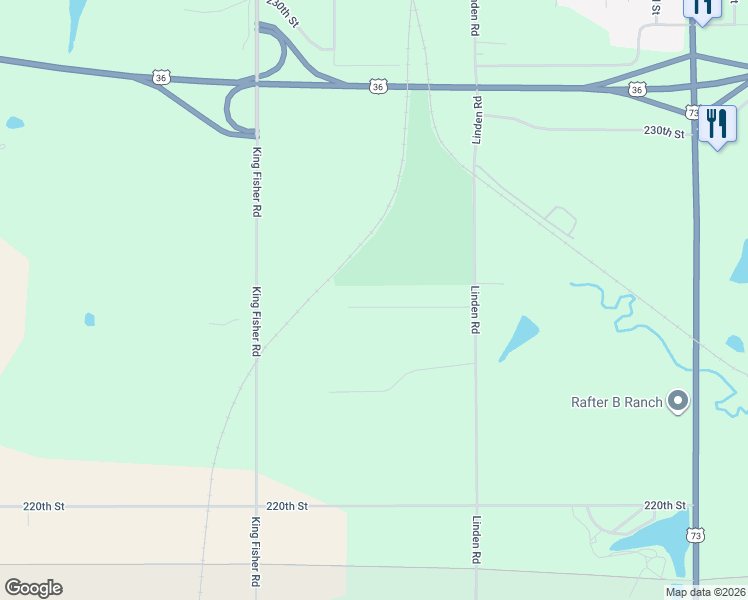 map of restaurants, bars, coffee shops, grocery stores, and more near 1426 224th Street in Hiawatha
