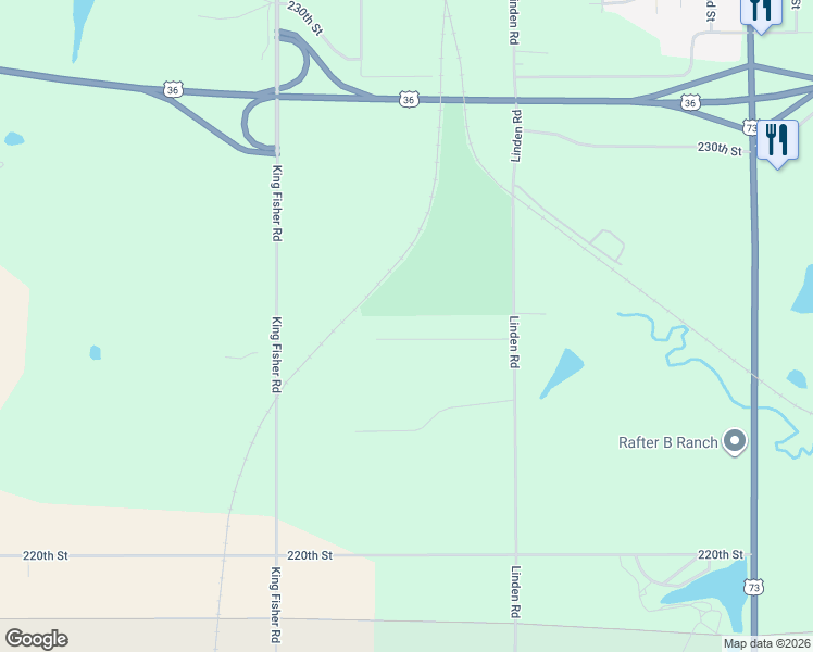 map of restaurants, bars, coffee shops, grocery stores, and more near 1426 224th Street in Hiawatha