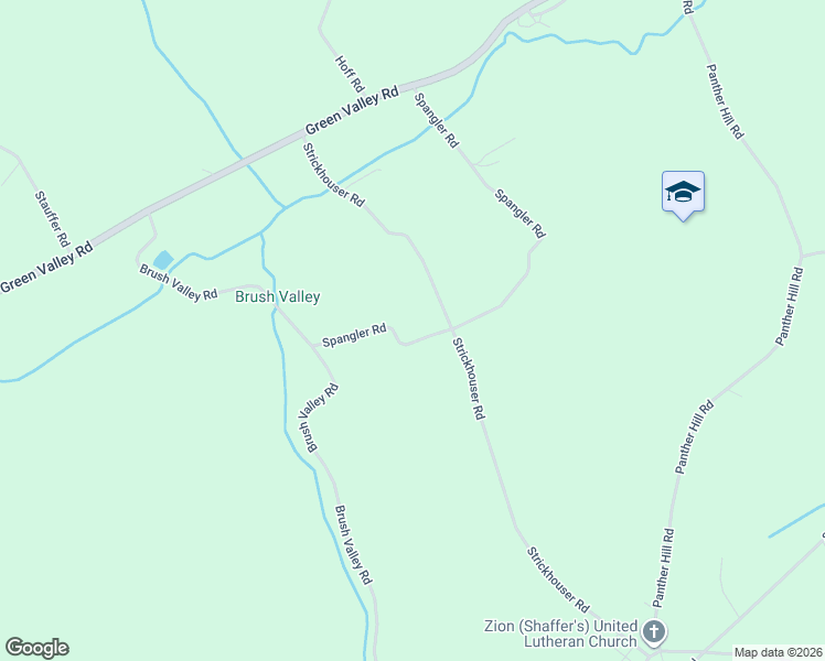 map of restaurants, bars, coffee shops, grocery stores, and more near 2362 Spangler Road in Seven Valleys