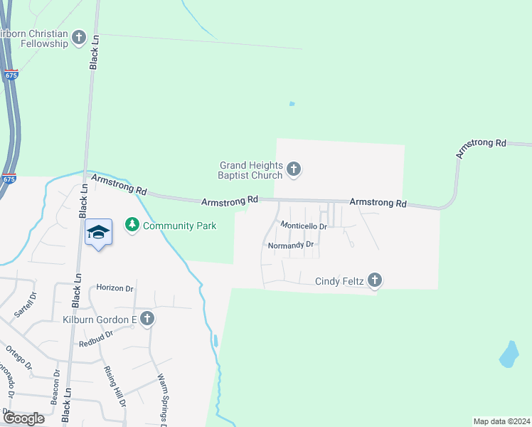 map of restaurants, bars, coffee shops, grocery stores, and more near 789 Stoneybrook Trail in Fairborn
