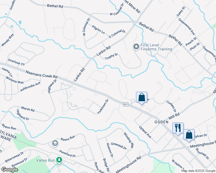 map of restaurants, bars, coffee shops, grocery stores, and more near 4102 Virginia Court in Ogden