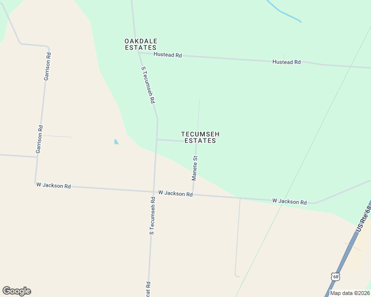 map of restaurants, bars, coffee shops, grocery stores, and more near 6470 South Tecumseh Road in Springfield