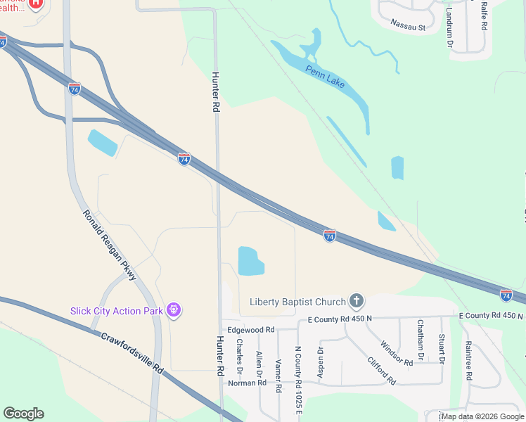 map of restaurants, bars, coffee shops, grocery stores, and more near Archer Drive in Brownsburg