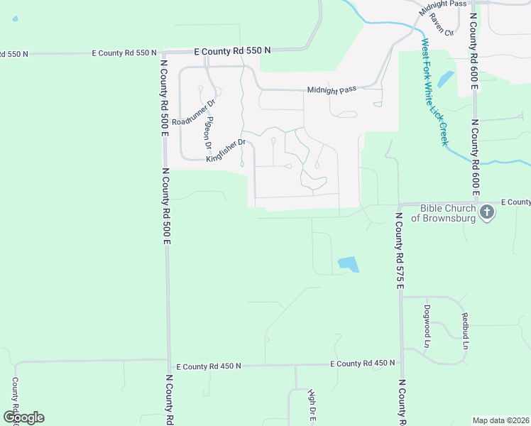 map of restaurants, bars, coffee shops, grocery stores, and more near 1777 Falcon Way in Brownsburg