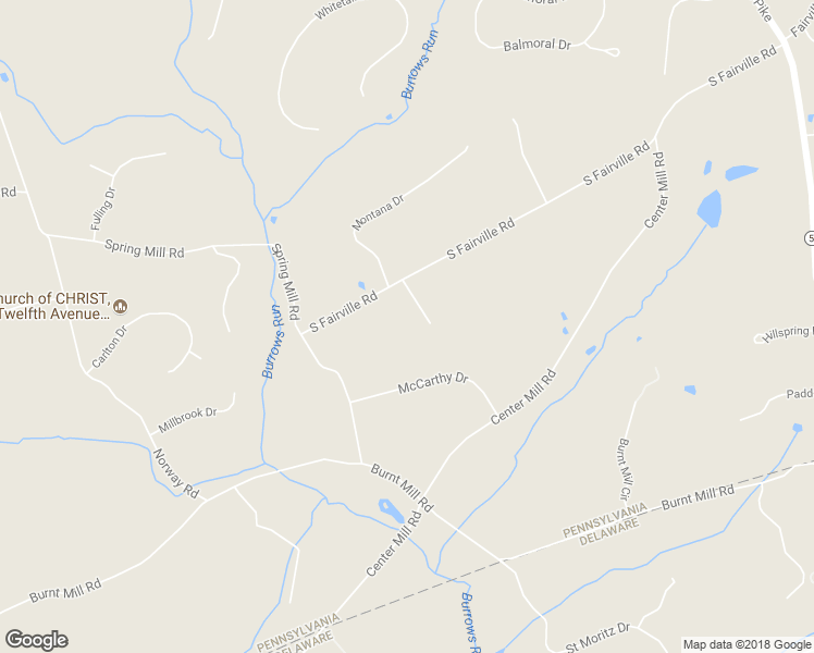 map of restaurants, bars, coffee shops, grocery stores, and more near 247 South Fairville Road in Chadds Ford