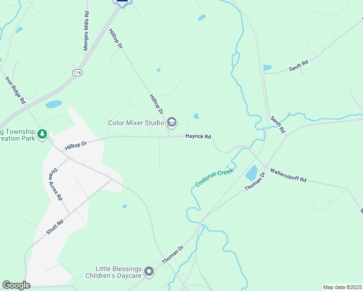 map of restaurants, bars, coffee shops, grocery stores, and more near 6084 Hayrick Road in Spring Grove