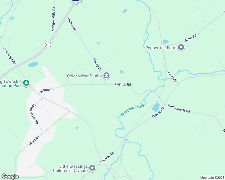 map of restaurants, bars, coffee shops, grocery stores, and more near 6084 Hayrick Road in Spring Grove