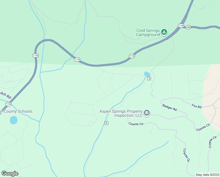 map of restaurants, bars, coffee shops, grocery stores, and more near 116 Foxtail Drive in Black Hawk