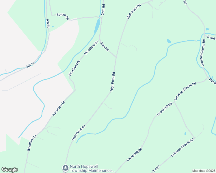 map of restaurants, bars, coffee shops, grocery stores, and more near 12270 High Point Road in Felton
