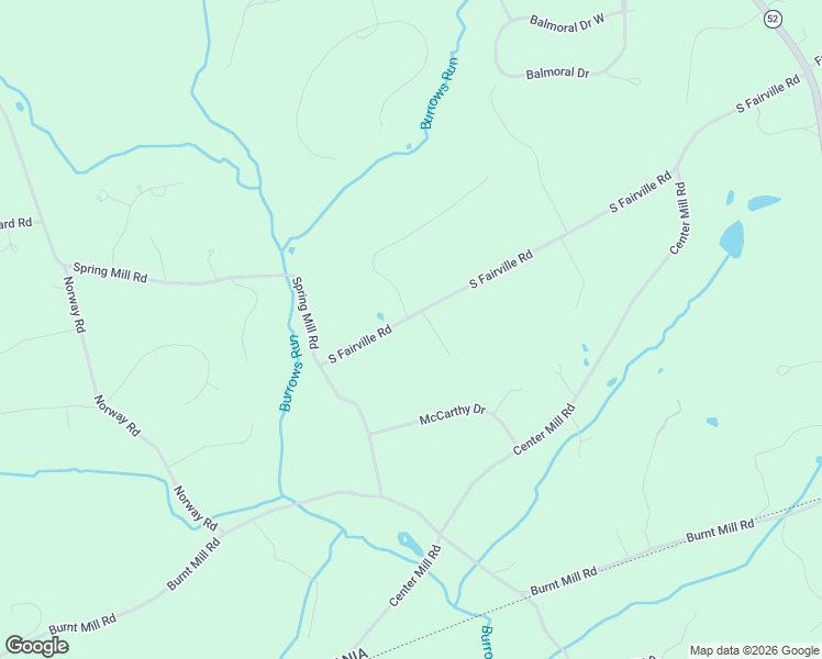 map of restaurants, bars, coffee shops, grocery stores, and more near 101 Montana Drive in Chadds Ford