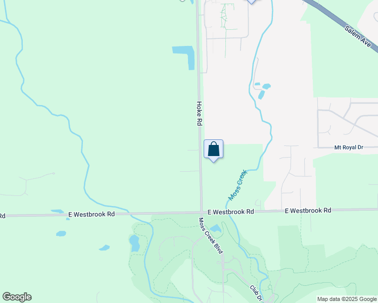 map of restaurants, bars, coffee shops, grocery stores, and more near 6611 Hoke Road in Clayton
