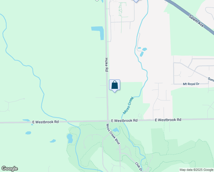 map of restaurants, bars, coffee shops, grocery stores, and more near 6611 Hoke Road in Clayton