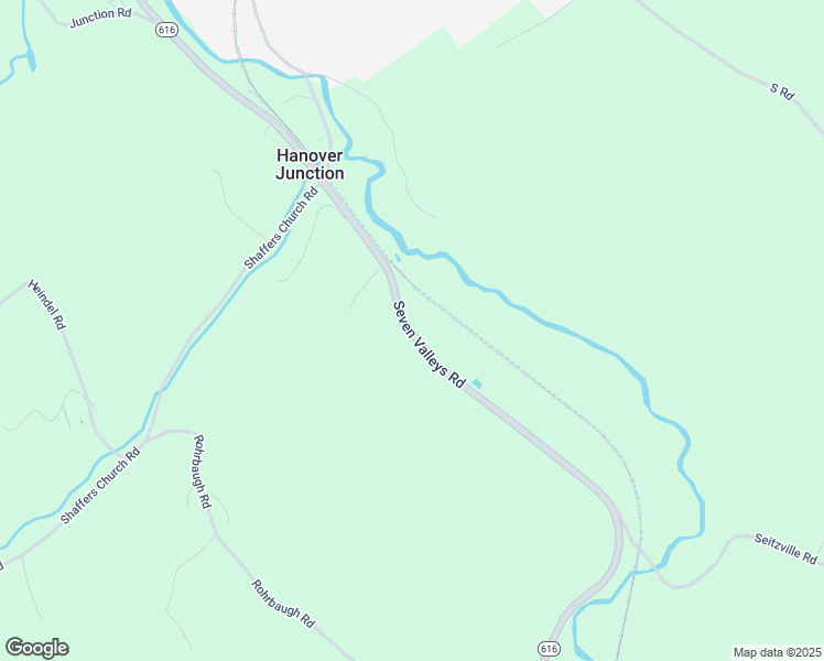 map of restaurants, bars, coffee shops, grocery stores, and more near 2605 Seven Valleys Road in Seven Valleys