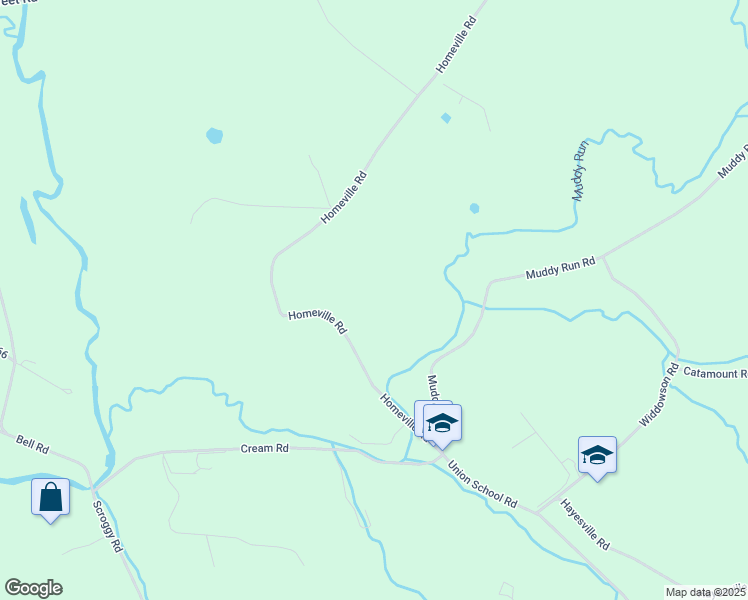map of restaurants, bars, coffee shops, grocery stores, and more near 5401 Homeville Road in Oxford