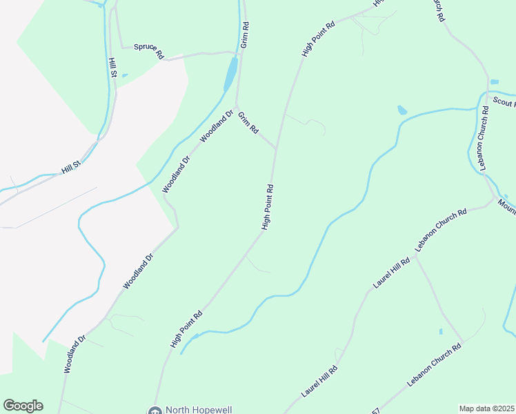 map of restaurants, bars, coffee shops, grocery stores, and more near 12260 High Point Road in Felton