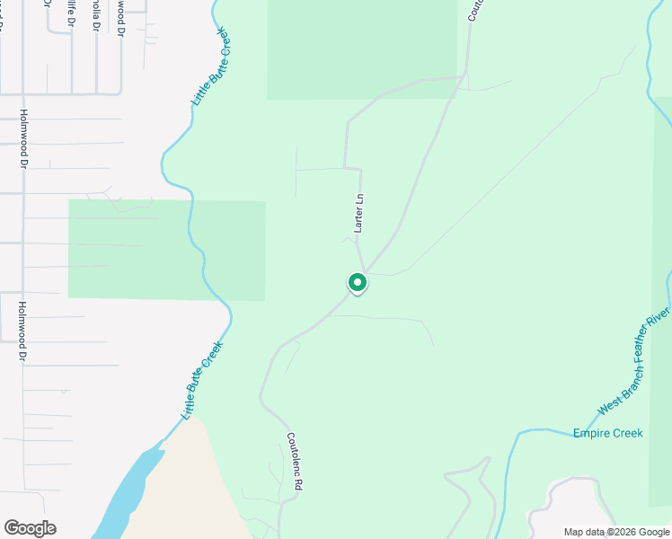 map of restaurants, bars, coffee shops, grocery stores, and more near 14559 Larter Lane in Magalia