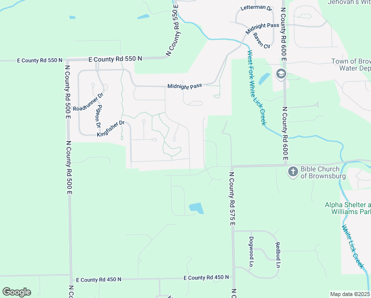 map of restaurants, bars, coffee shops, grocery stores, and more near 753 Hummingbird Drive in Brownsburg