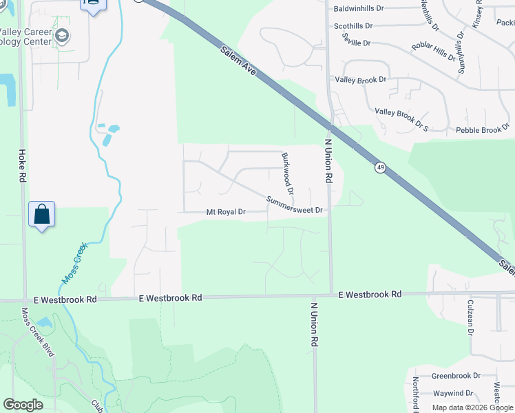 map of restaurants, bars, coffee shops, grocery stores, and more near 5851 Mount Royal Drive in Clayton