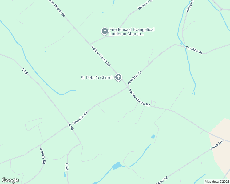 map of restaurants, bars, coffee shops, grocery stores, and more near 1774 Seitzville Road in Seven Valleys