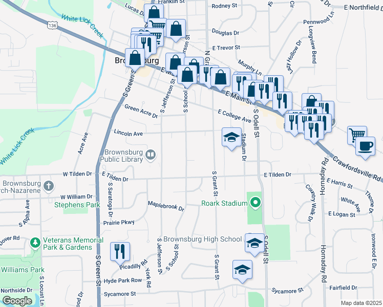 319 South School Street, Brownsburg IN Walk Score