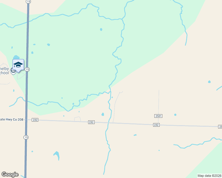 map of restaurants, bars, coffee shops, grocery stores, and more near 5824 Shelby 232 in Shelbyville