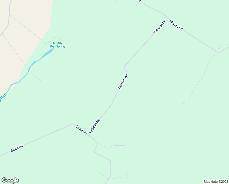 map of restaurants, bars, coffee shops, grocery stores, and more near 7385 Talhelm Road in Chambersburg