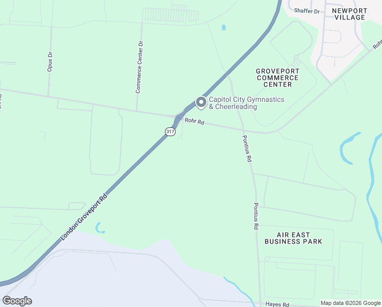 map of restaurants, bars, coffee shops, grocery stores, and more near 3501 Rohr Road in Groveport