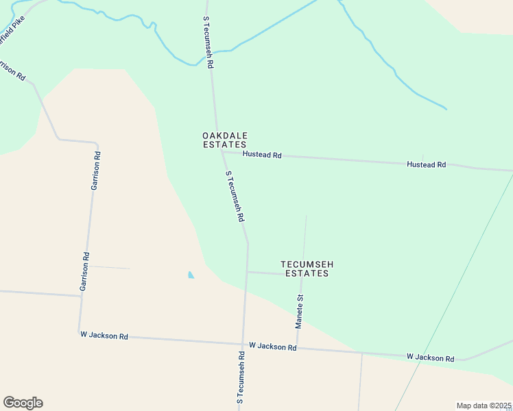 map of restaurants, bars, coffee shops, grocery stores, and more near 6154 S Tecumseh Rd in Springfield