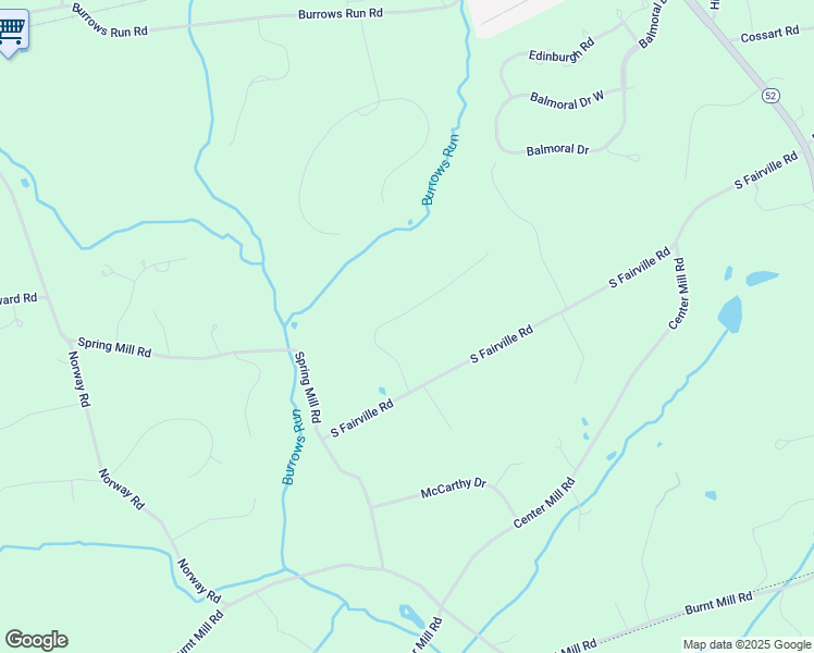 map of restaurants, bars, coffee shops, grocery stores, and more near 114 Montana Drive in Chadds Ford