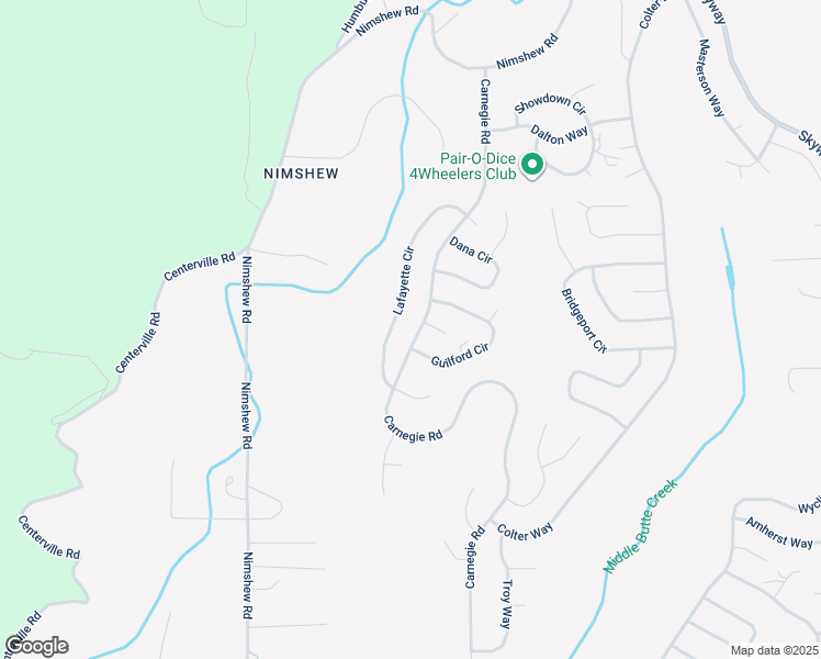 map of restaurants, bars, coffee shops, grocery stores, and more near 14625 Carnegie Road in Magalia