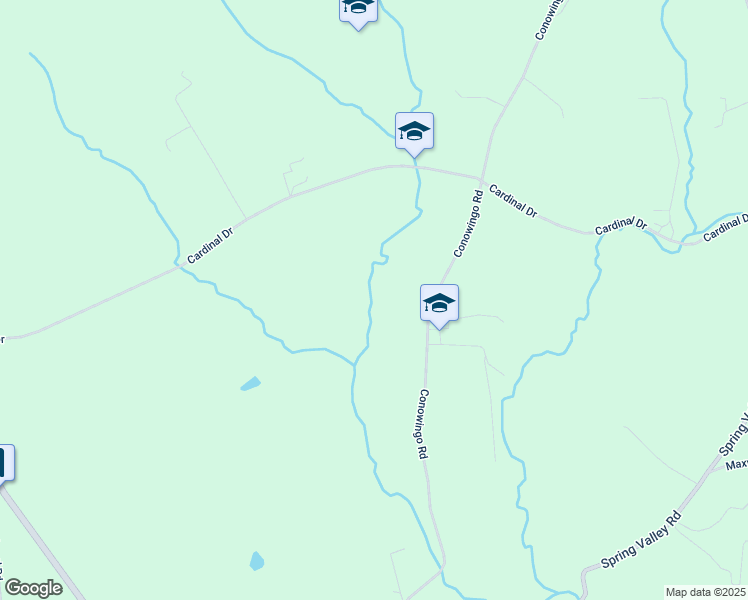 map of restaurants, bars, coffee shops, grocery stores, and more near 127 Cardinal Drive in Quarryville