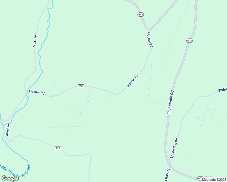 map of restaurants, bars, coffee shops, grocery stores, and more near 785 Fischer Road in Warfordsburg