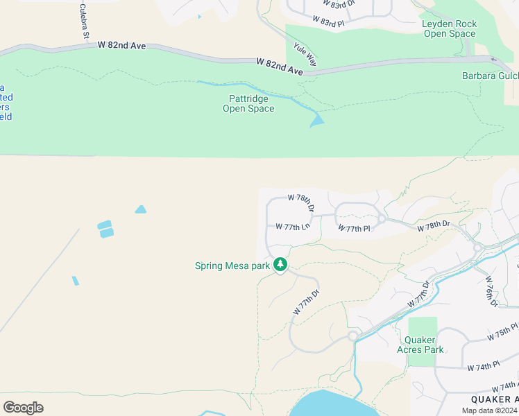 map of restaurants, bars, coffee shops, grocery stores, and more near 18057 West 78th Drive in Arvada