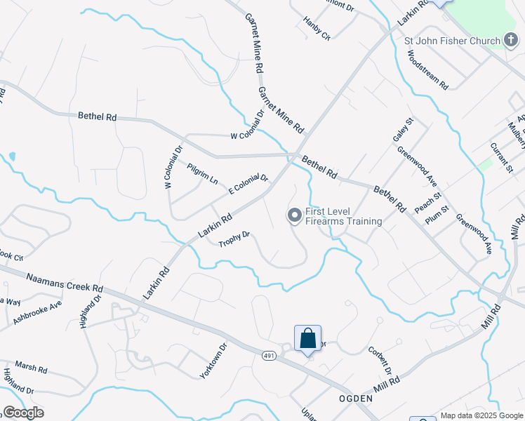 map of restaurants, bars, coffee shops, grocery stores, and more near 4350 Kelly Avenue in Boothwyn