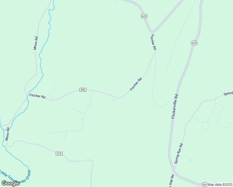 map of restaurants, bars, coffee shops, grocery stores, and more near 785 Fischer Road in Warfordsburg