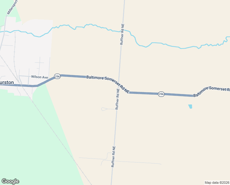 map of restaurants, bars, coffee shops, grocery stores, and more near 2985 Baltimore Somerset Road Northeast in Baltimore