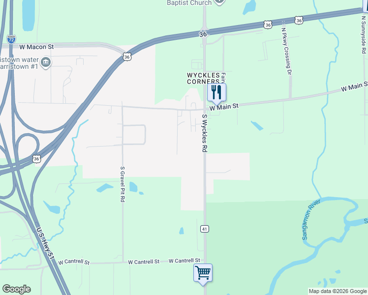 map of restaurants, bars, coffee shops, grocery stores, and more near 181-271 South Anchor Road in Decatur