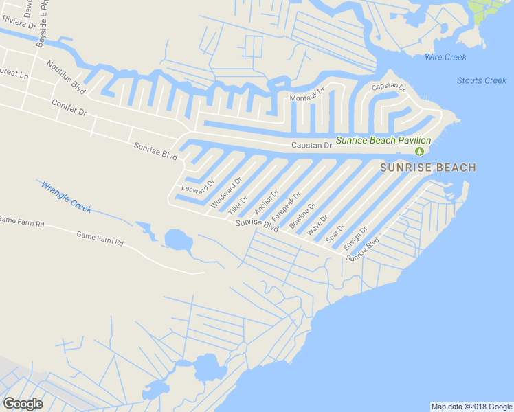 map of restaurants, bars, coffee shops, grocery stores, and more near 805 Anchor Drive in Lacey Township