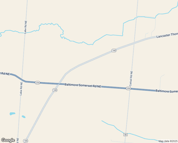 map of restaurants, bars, coffee shops, grocery stores, and more near 8200 Lancaster Thornville Road Northeast in Pleasantville