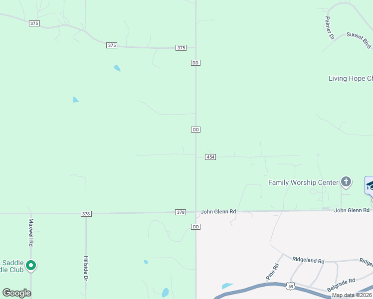 map of restaurants, bars, coffee shops, grocery stores, and more near 19794 State Highway DD in Saint Joseph