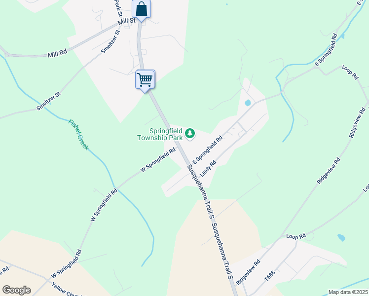 map of restaurants, bars, coffee shops, grocery stores, and more near 9211 State Route 3001 in Seven Valleys