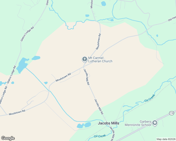 map of restaurants, bars, coffee shops, grocery stores, and more near 6596 Old Hanover Road in Hanover