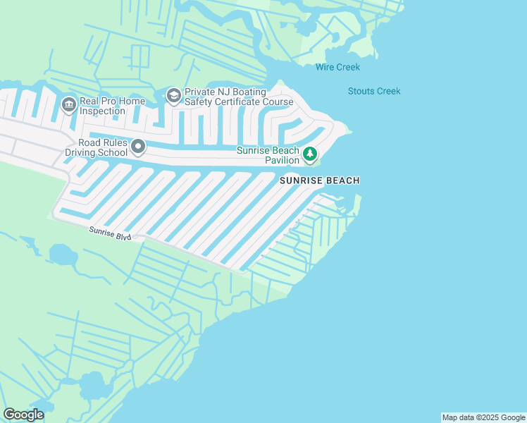 map of restaurants, bars, coffee shops, grocery stores, and more near 835 Spar Drive in Lacey Township