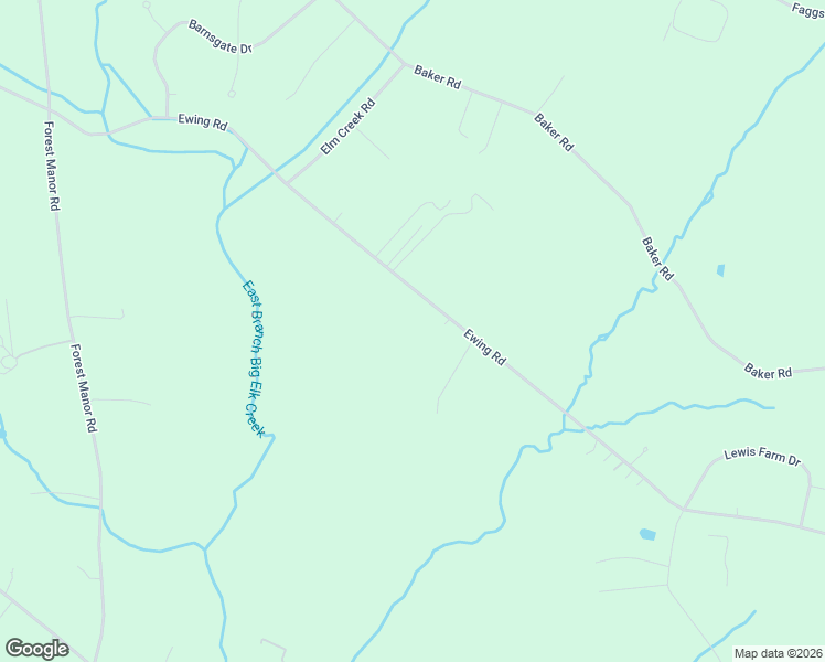 map of restaurants, bars, coffee shops, grocery stores, and more near 727 Ewing Road in Cochranville