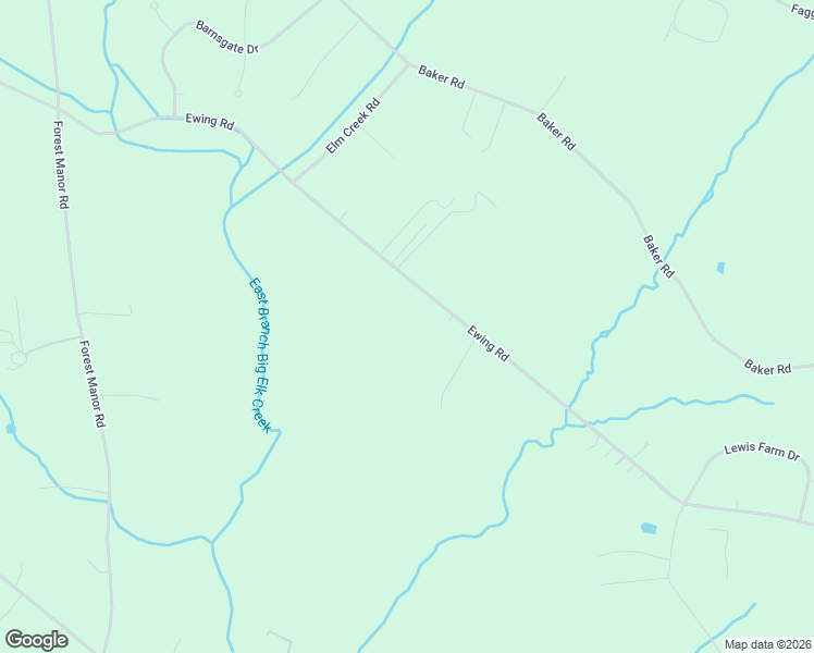 map of restaurants, bars, coffee shops, grocery stores, and more near 727 Ewing Road in Cochranville