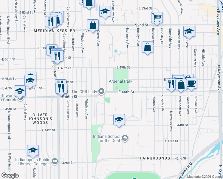 1220 East 46th Street Indianapolis In Walk Score