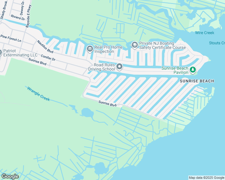 map of restaurants, bars, coffee shops, grocery stores, and more near 828 Windward Drive in Lacey Township